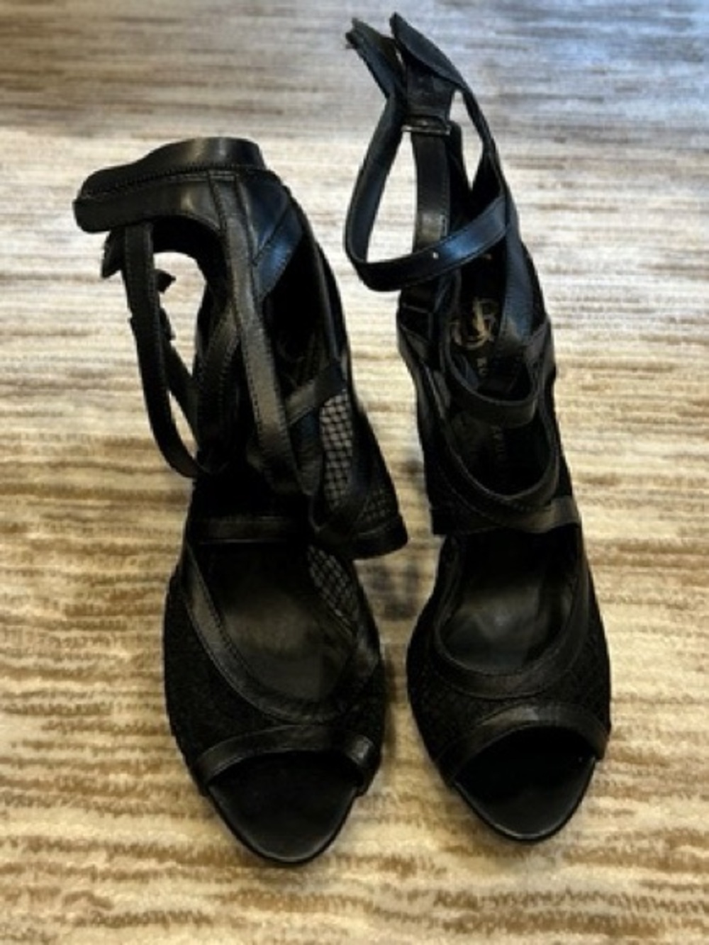 Rock & Republic Paulina Black Platform Heels Size 8